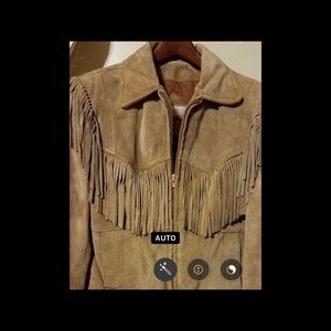 Berman's tan suede leather jacket